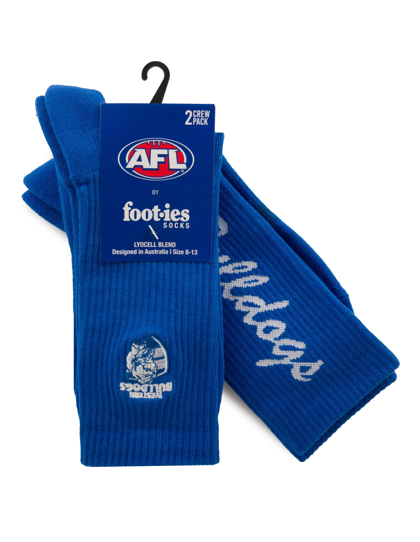 Western Bulldogs Sneaker Sock 2-Pack