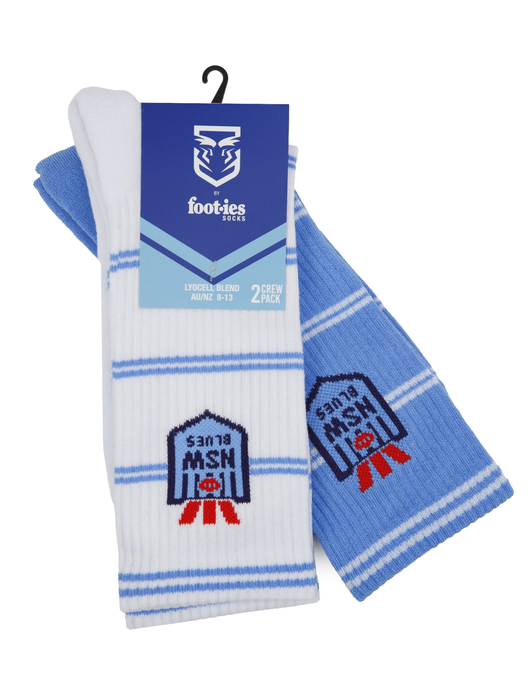 NSW Blues All Over Stripe Sneaker Sock 2-Pack