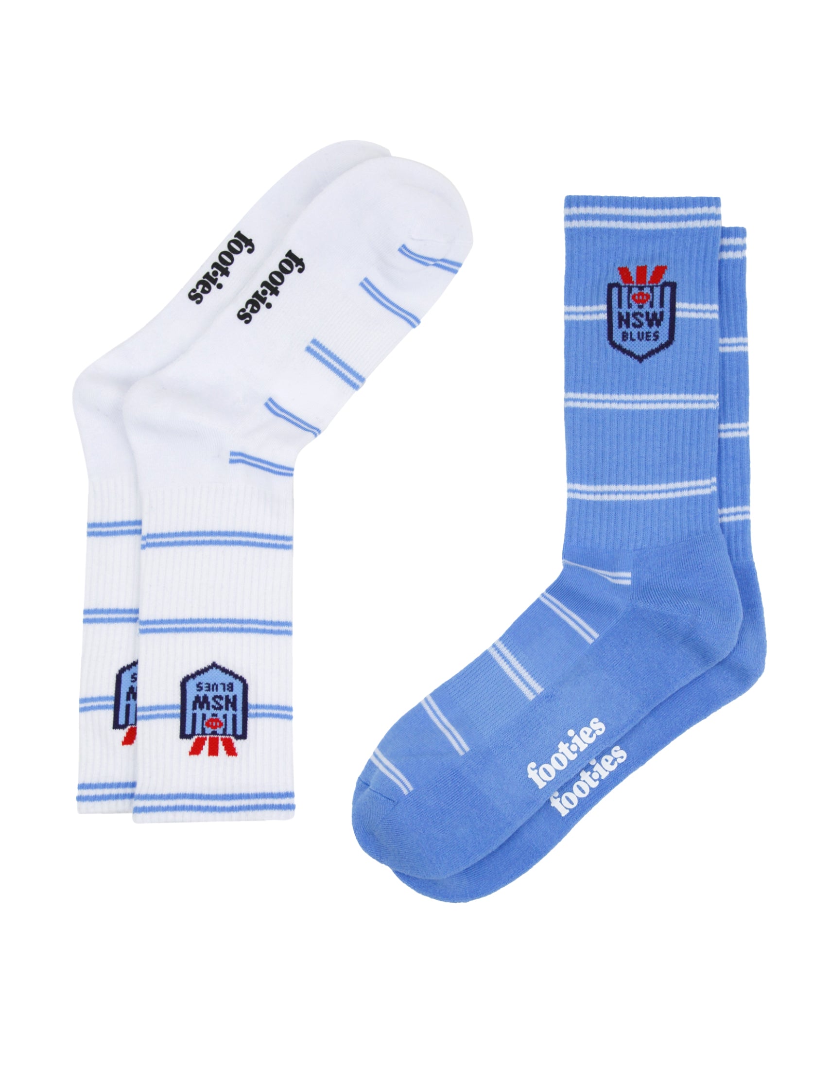 NSW Blues All Over Stripe Sneaker Sock 2-Pack
