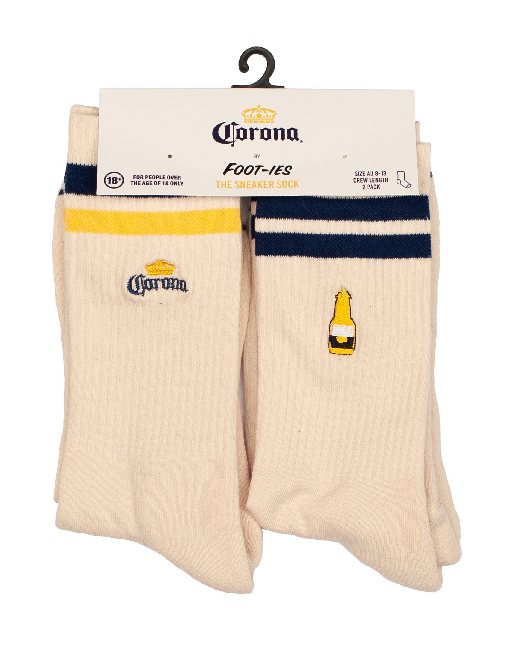 Corona Retro Sneaker Socks 2 Pack