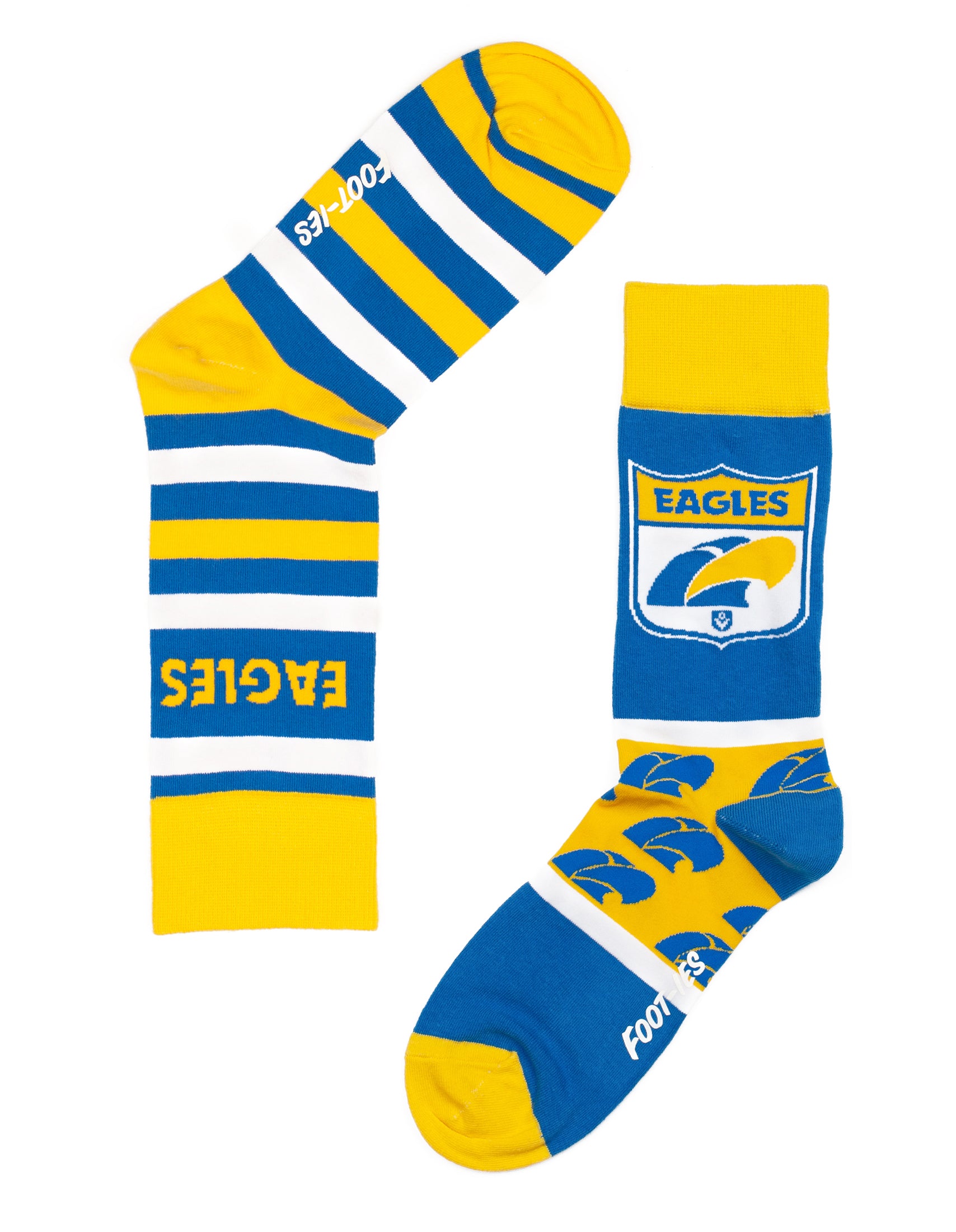 West Coast Eagles Heritage Stripe 2 Pack AFL Socks